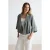 TRENDYOLMİLLA Dames Kaki Effen Lang Oversized Jassen