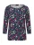 Goldner Shirt  lichtbeige / marine / pink