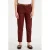 Cache Cache regular fit cropped chinobroek met ceintuur – donkerrood