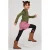 Jubel imitatieleren korte broek Moon Flowers roze