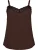 Zizzi Top ‘Flkikka’  donkerbruin / zwart