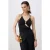 TRENDYOLMİLLA Dames Zwart Effen Mouwloos Getailleerd Blouses