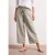 Street One Dames Wide Legs broek in een Loose Fit van linnen in Beige