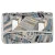 Chanel Medium Classic Patchwork Double Flap Schoudertas in Multicolor Denim