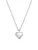 Hey Happiness Ketting ‘Love Heart’  zilver