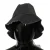 Costume National Dames Zwarte Gewassen Brede Rand Buiten Bucket Hat