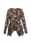 Usha Blouse  lichtbeige / lichtbruin / donkerbruin