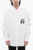 Oversize Fit 23 geborduurd overhemd in wit
