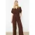 LOLALIZA donkerbruin jumpsuit