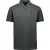 No Excess Polo pique garment dyed dark steel