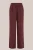 WE Fashion – Dames wide leg pantalon – Regular fit – Donkerrood – Viscose –