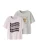 NAME IT Shirt  grijs gemêleerd / oranje / rosa / wit