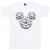 Li-cense Disney dames mickey mouse hoofd met ogen katoenen vriendje t-shirt