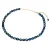 Valero Pearls Ketting  navy / turquoise / royal blue/koningsblauw / goud