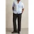 Reiss Ss Stripe Print Cuban Shirt Soft Blue/white