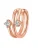Hey Happiness Oorbellen ‘Duo’  rose-goud