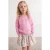 TRENDYOLKIDS Meisjes Roze Effen Lang, Regular fit Truien