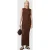 AllSaints Jessie Sl Dress Burnt Brown
