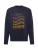 !Solid Sweatshirt ‘Darcio’  donkerblauw / geel / groen