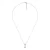Orphelia Dames 925 Sterling Zilveren Ketting met Hanger – Zilver/Roze ZH-4832