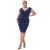 Plissé Midi Bardot Jurk Dames Goddiva