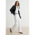 TRENDYOLMİLLA Dames Wit Effen Wijde pijp Hoge taille Jeans