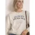 Sweatshirt met lange mouwen en tekst