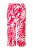 Ulla Popken Broek  neonrood / wit
