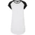 Dames raglan t-shirt jurk Urban Classics Contrast