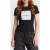 The Kooples Short-sleeved T-shirt With Print On The Front Black