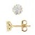Stud Earrings Diamond 0,70 Cts – Geel goud