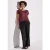 Street One Dames Shirt met folietekst in Rood