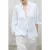 Ecoalf Dariaalf Linen Stripes Shirt White Sky Blue Stripes