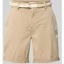 s.Oliver RED LABEL Regular fit korte chino met gevlochten riem