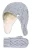 Heat Holders Meisjes Majestueuze Trapper Hat Mitts Set – Vorstgrijs