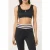 FILA Bientina Heritage Tape Active Bra Top Black