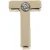 OTAZU Letterpin T Gold