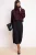 TRENDYOLMİLLA Dames Bordeaux Effen Lang Oversized Winter Jassen
