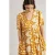 White Stuff Lucy Midi Dress Chartreuse Print