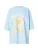 TOPSHOP Shirt ‘Soleil’  lichtblauw / geel / wit