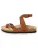 Bayton Sandaal ‘Swan’  bruin