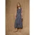 Street One Dames Maxijurk met volants en print in Blauw