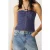 BA&SH Bustier Mapple Bleu