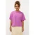 Ydence T-shirt met backprint paars