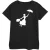 Li-cense Disney dames mary poppins vliegend silhouet katoenen t-shirt