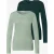 2-pack shirts met lange mouwen en ronde hals