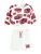 Cool Club Set  rood / offwhite