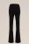 WE Fashion – Dames tall fit flared pantalon – Regular/Tall fit – Zwart –