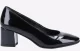 Hush Puppies Anna Leren Zwarte Hakken Voor Dames