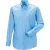 Russell Collectie Heren Lange Mouw Ultiem Niet-Ijzershirt (Heldere lucht)